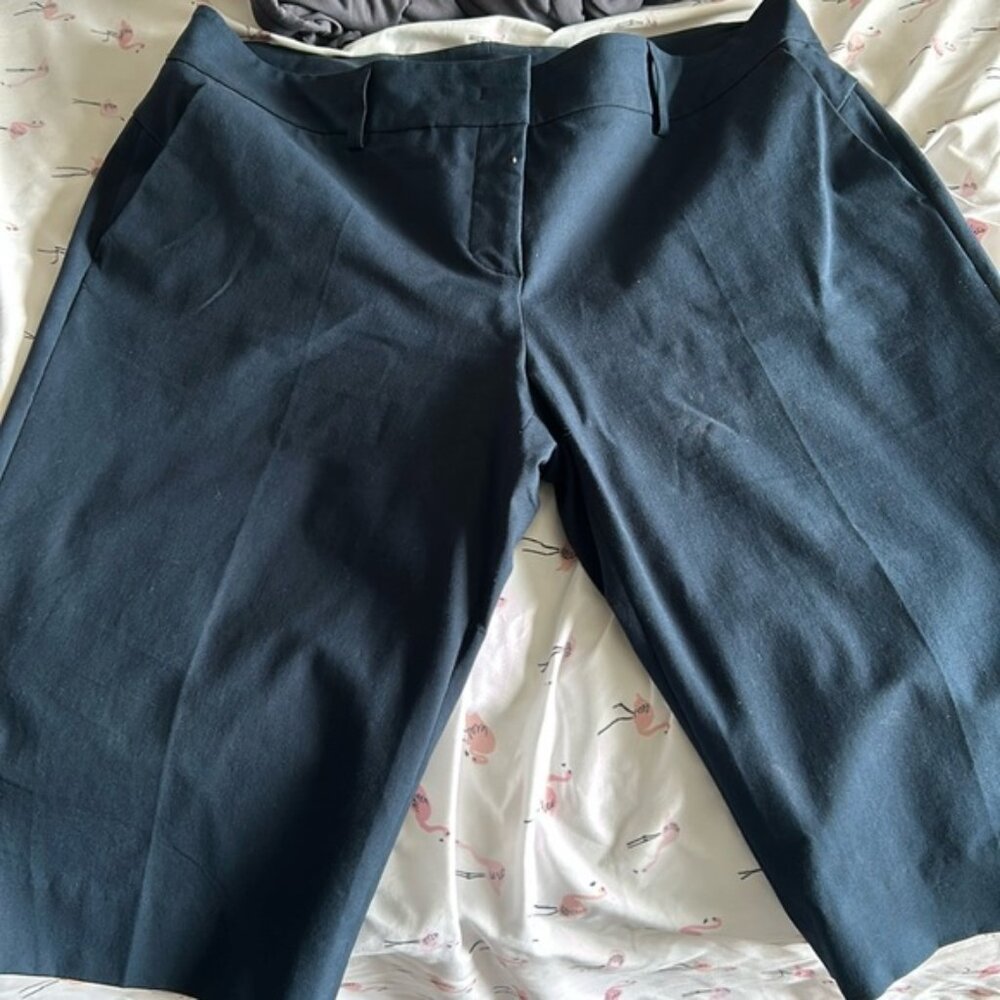 Piazza Sempione Navy Alissa Bermuda Pants - IT50